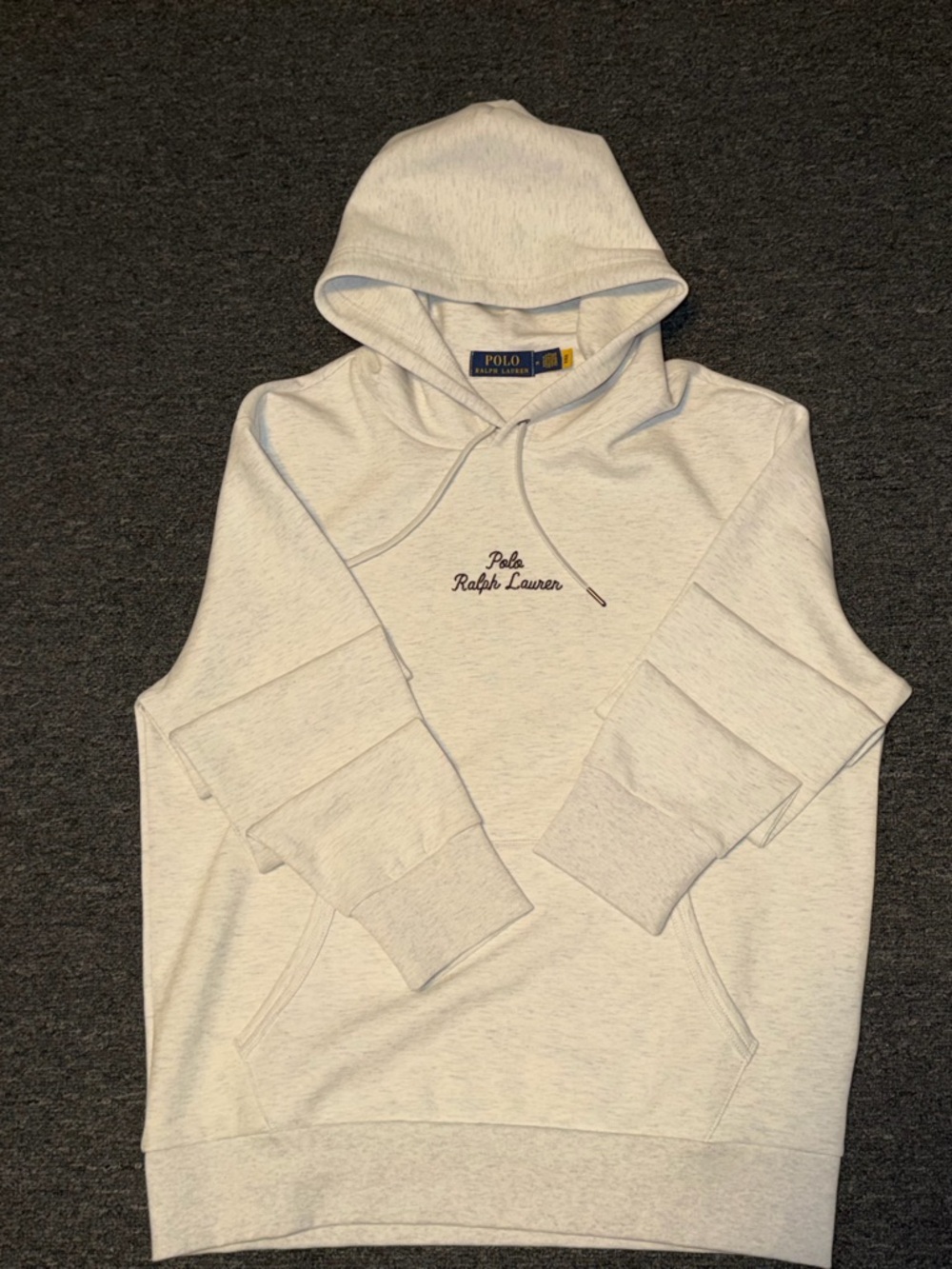 Ralph Lauren Light Heather Gray Pullover Hoodie